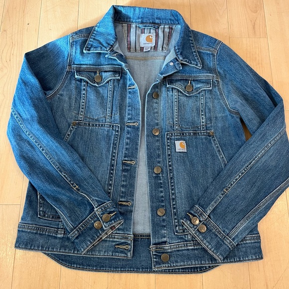 Vintage Carhartt Jean Jacket size Small - Picture 2 of 12